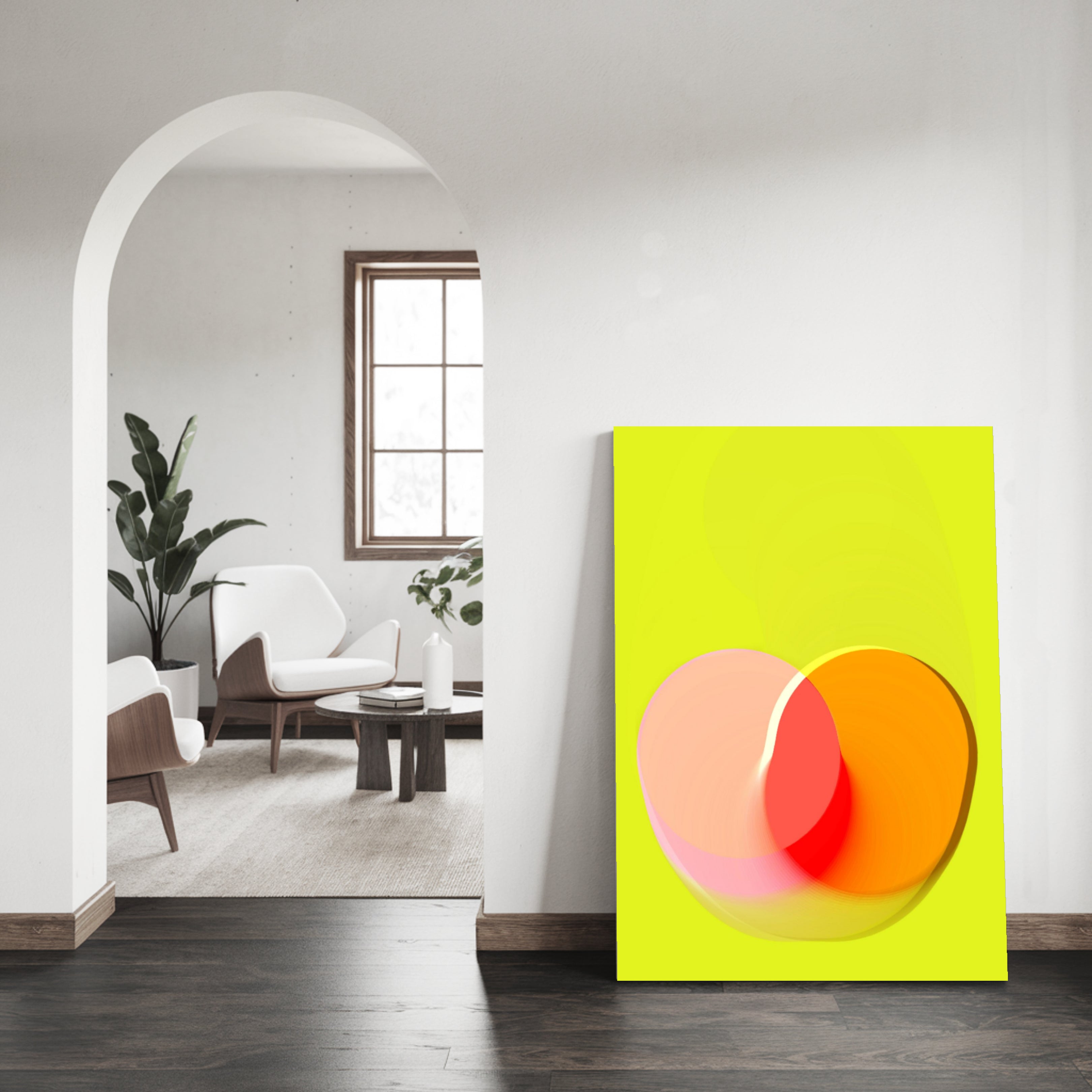 Premium-Leinwand: Serie Circles No. 1.01