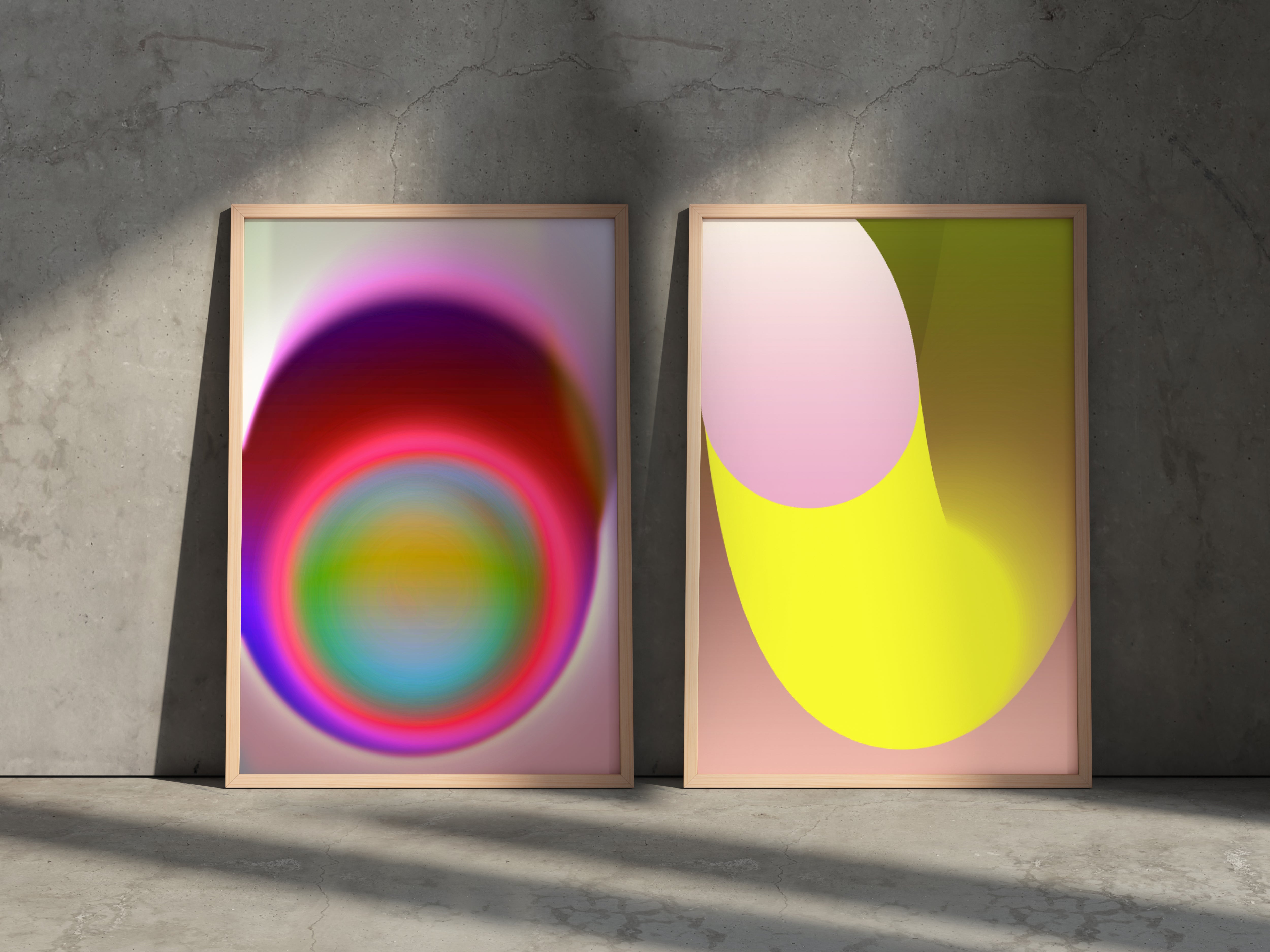 Premium-Leinwand: Serie Circles No. 1.04