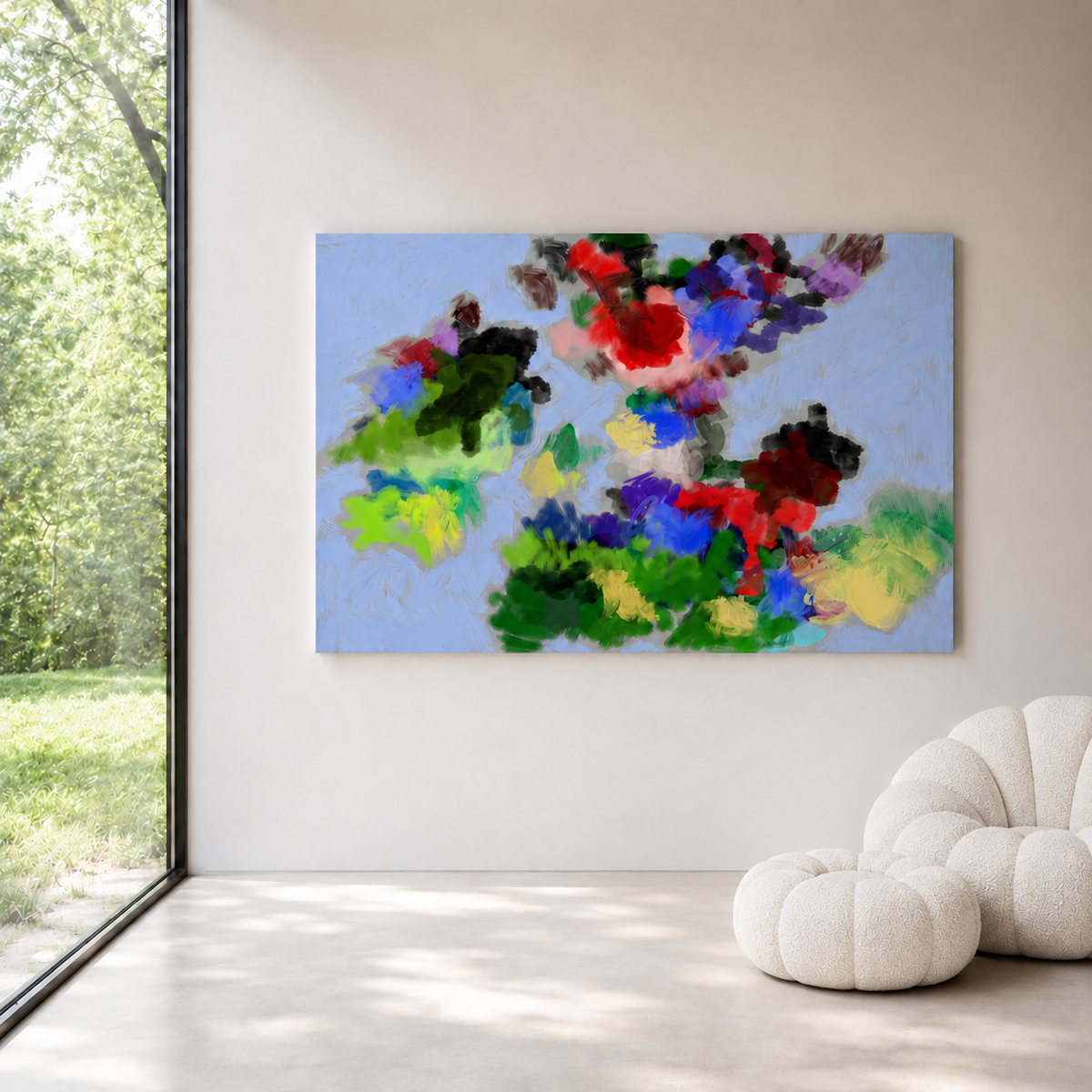 Fine Art Print auf Atelier Leinwand: "Für immer heute"