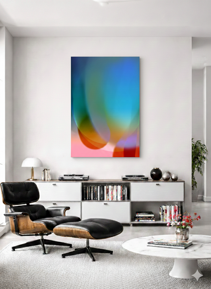 Premium-Leinwand: Serie Circles No. 1.02