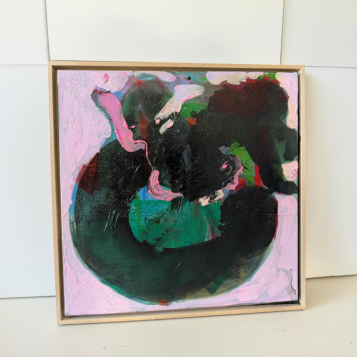 Original: "Inner Circle" 60x60 cm auf Leinwand