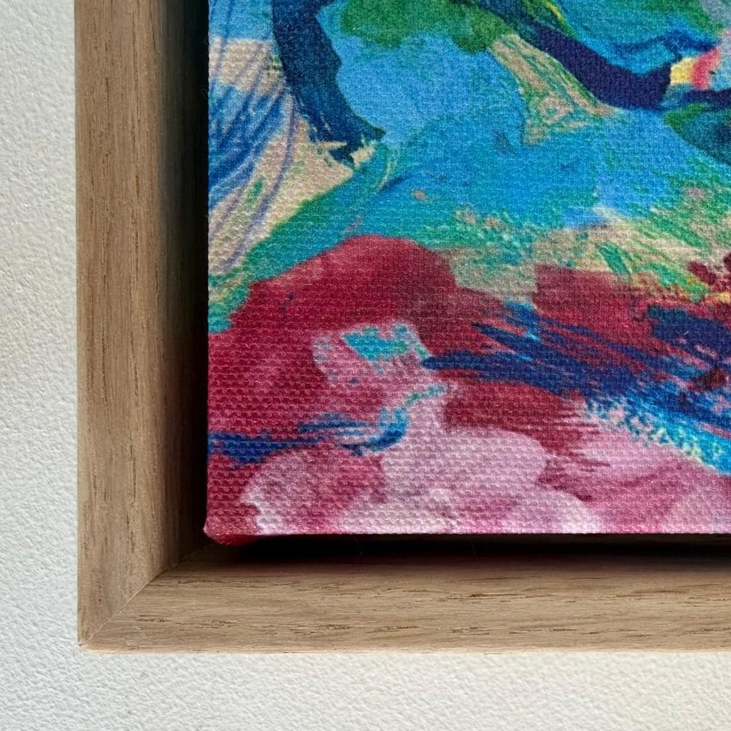 Mini Fine Art Print auf Atelier-Leinwand: "Wild Garden Mini"