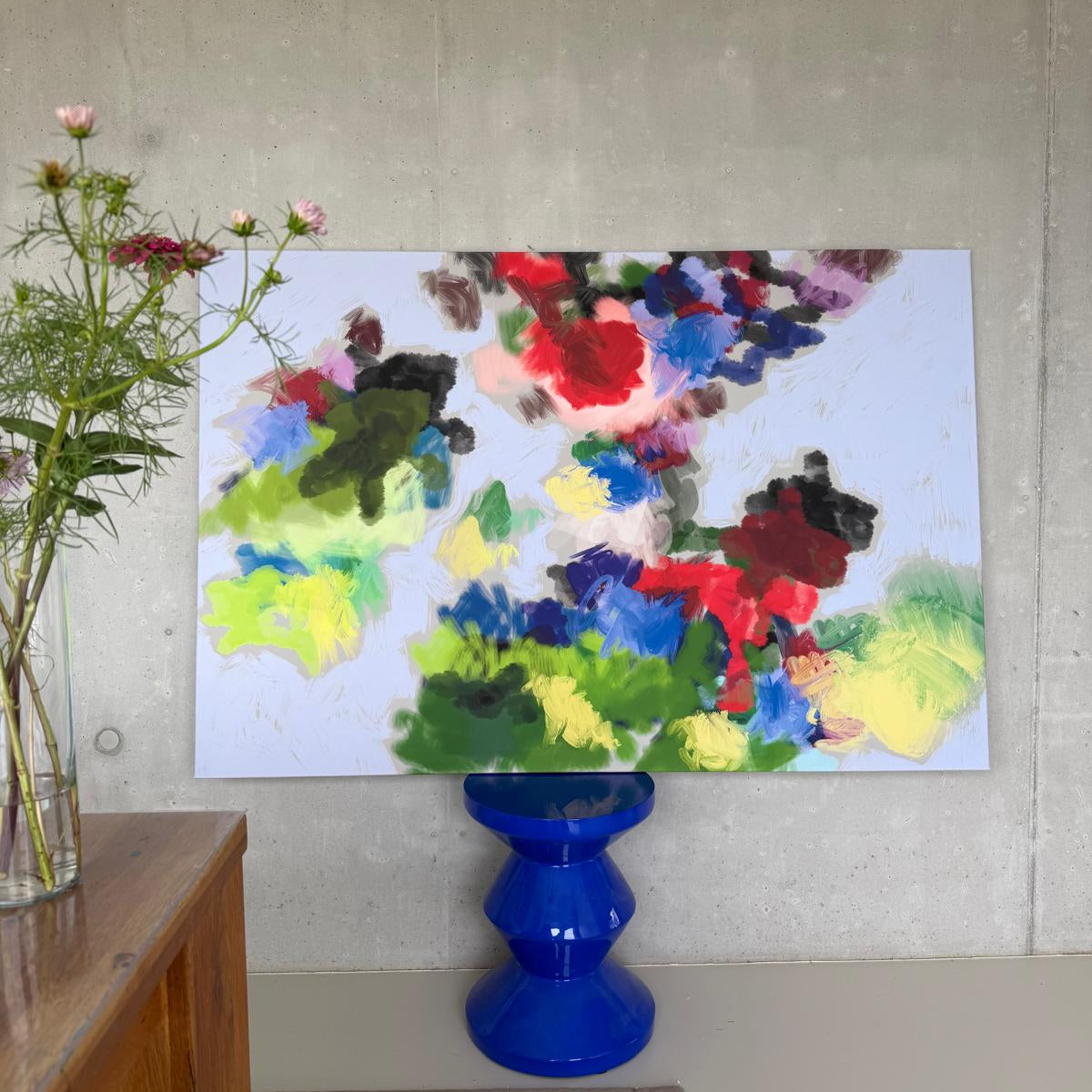 Fine Art Print auf Atelier Leinwand: "Für immer heute"