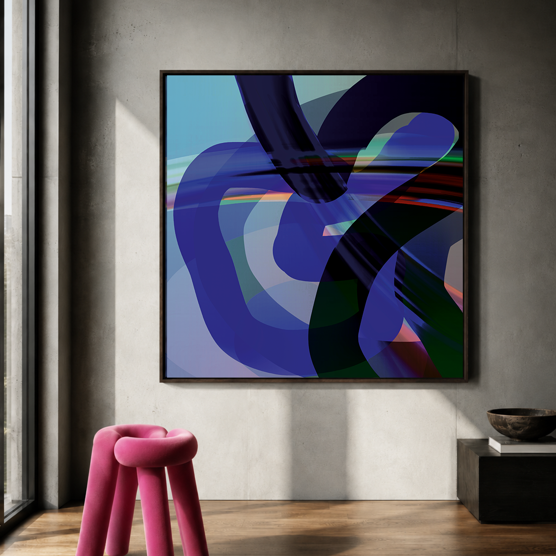 Fine Art Print auf Atelier-Papier: "Into the blue"