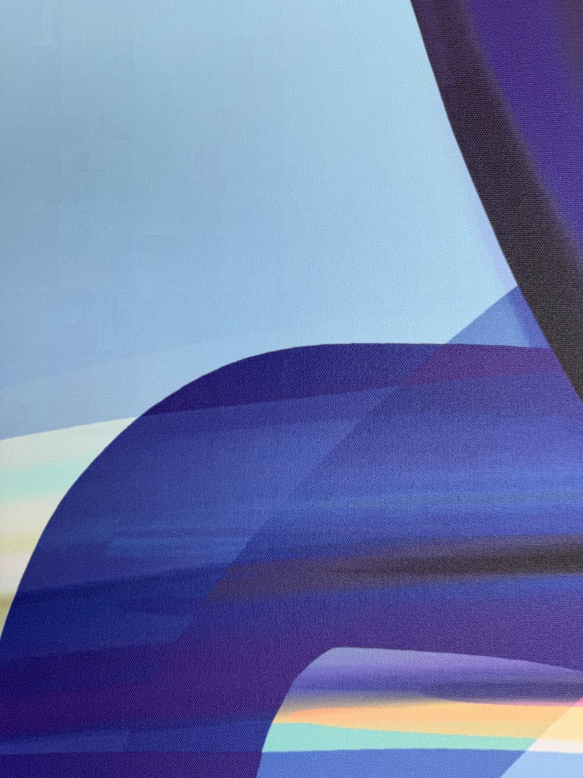 Fine Art Print auf Atelier-Leinwand: "Into the blue"