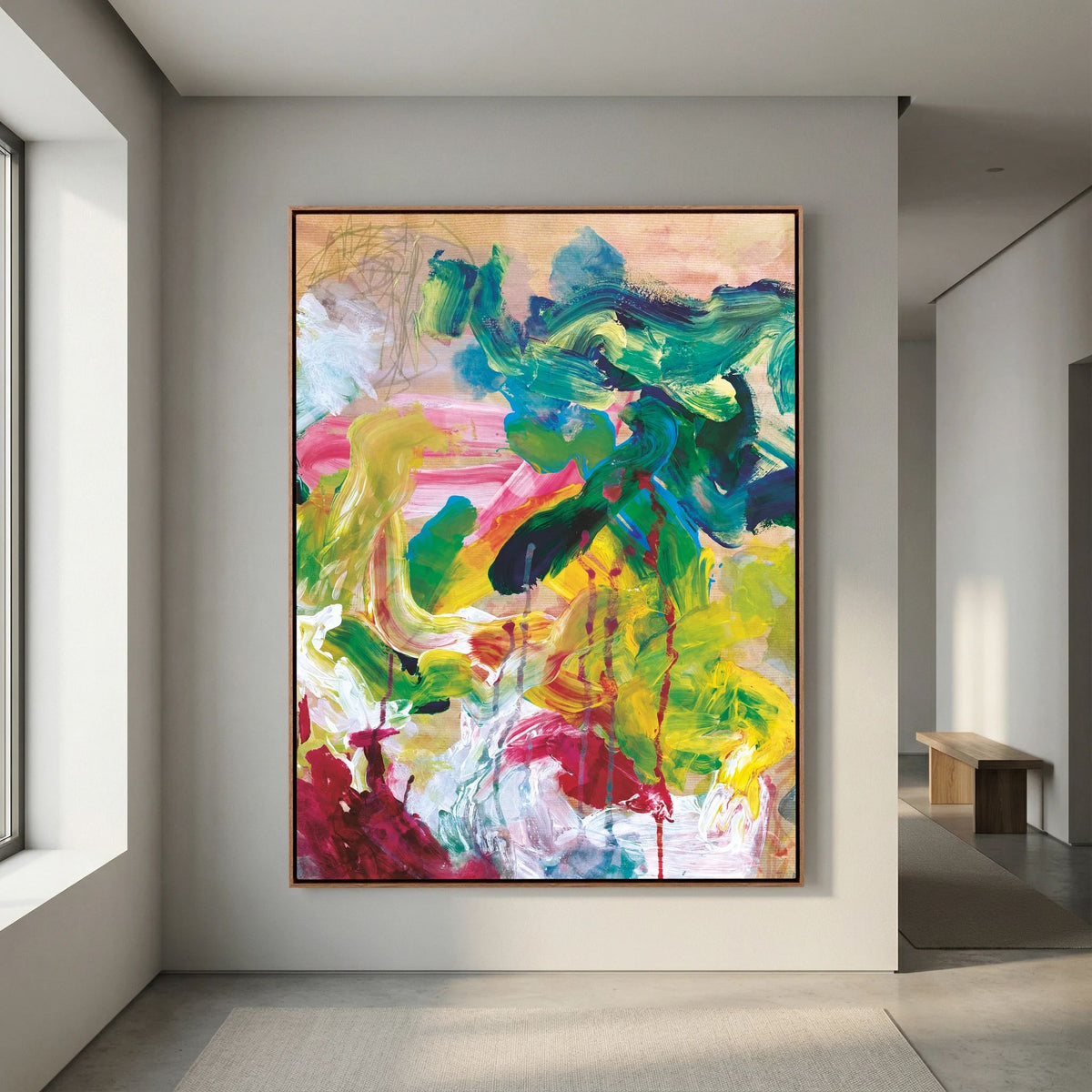 Fine Art Print auf Atelier-Leinwand: "Wild Garden Summer"