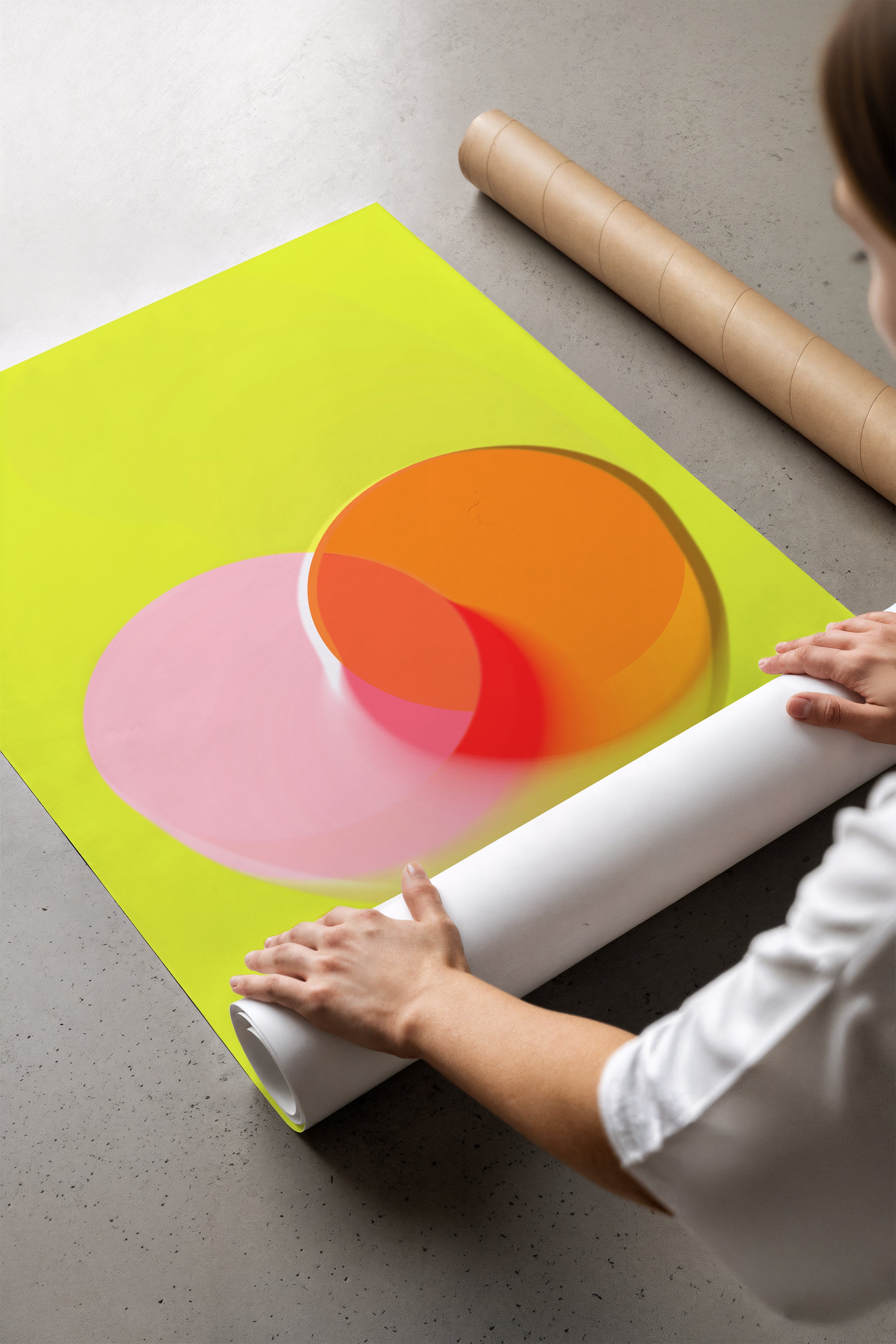 Fine Art Print auf Atelier-Papier: "Luminous Yellow"