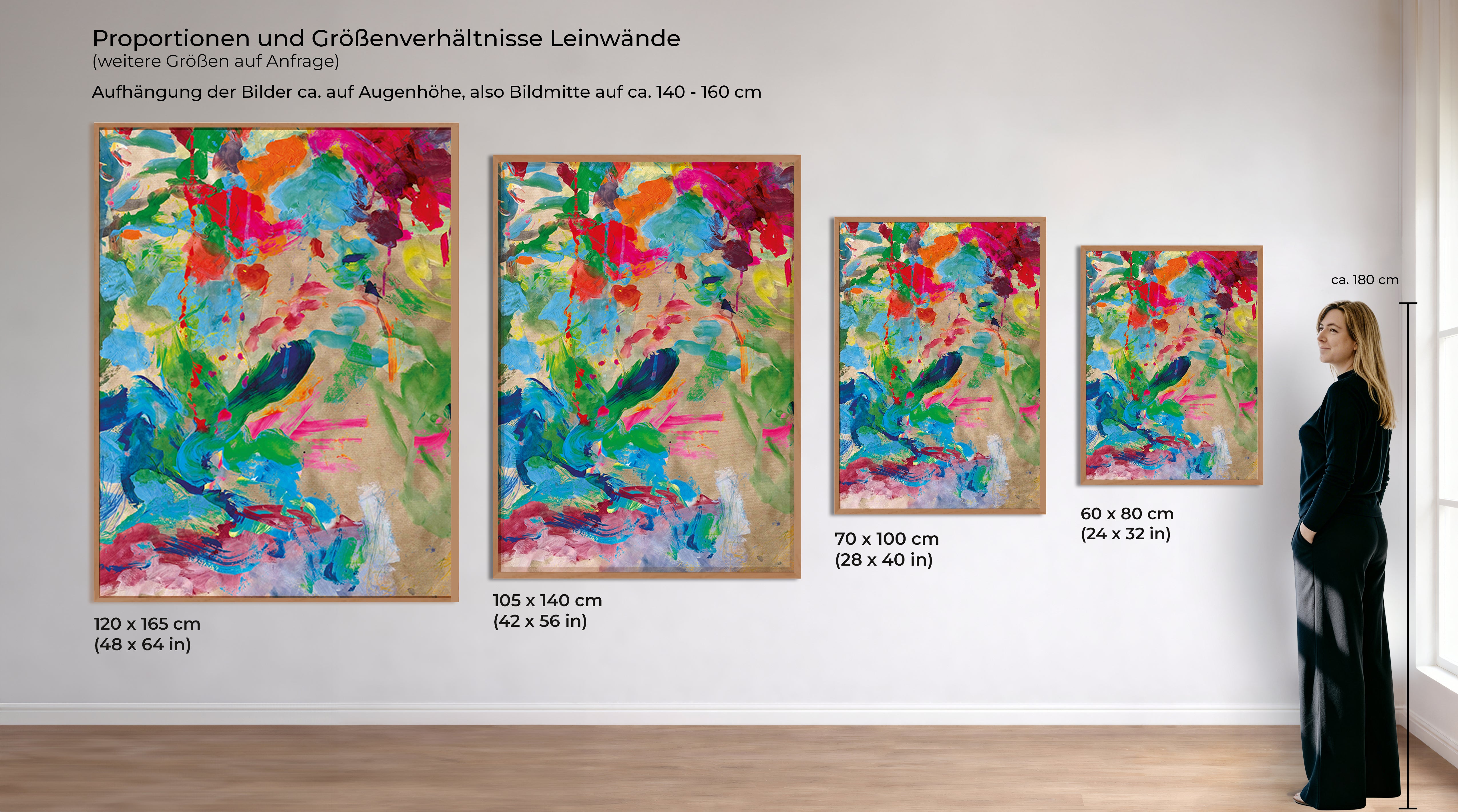Fine Art Print auf Atelier-Leinwand: "Wild Garden"