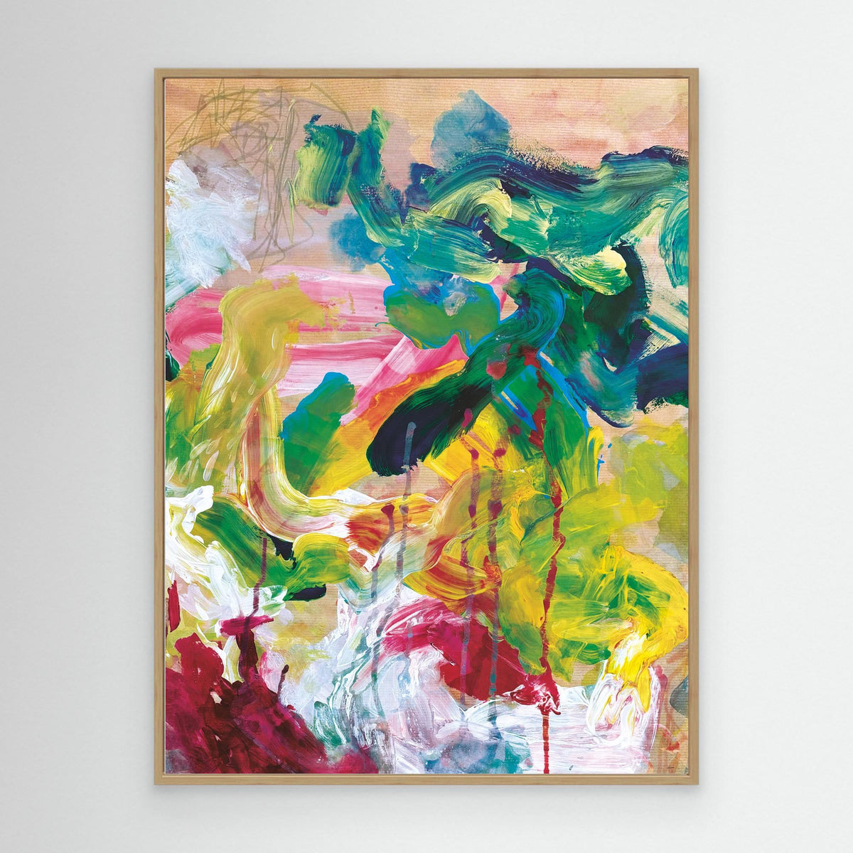 Fine Art Print auf Atelier-Leinwand: "Wild Garden Summer"