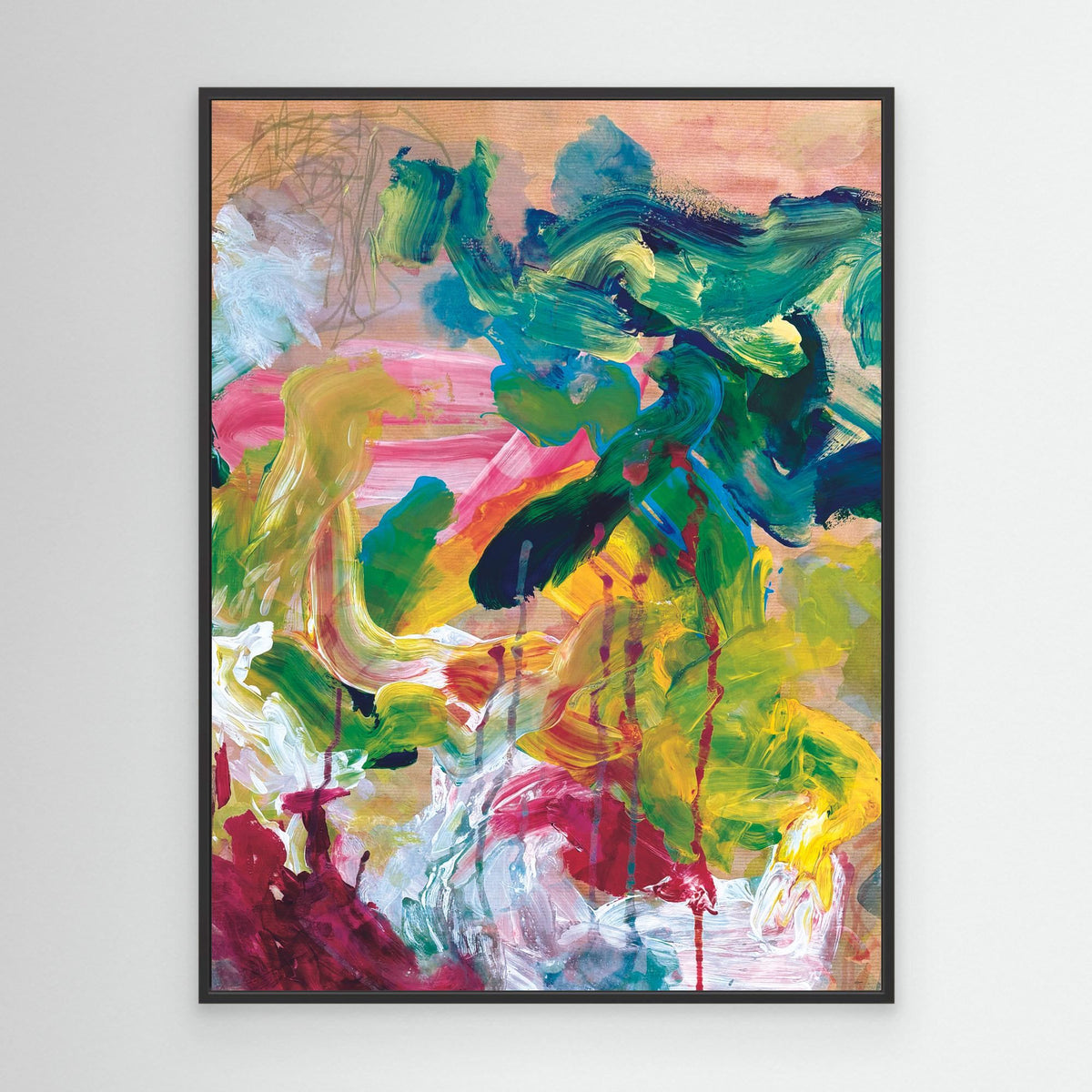 Fine Art Print auf Atelier-Leinwand: "Wild Garden Summer"