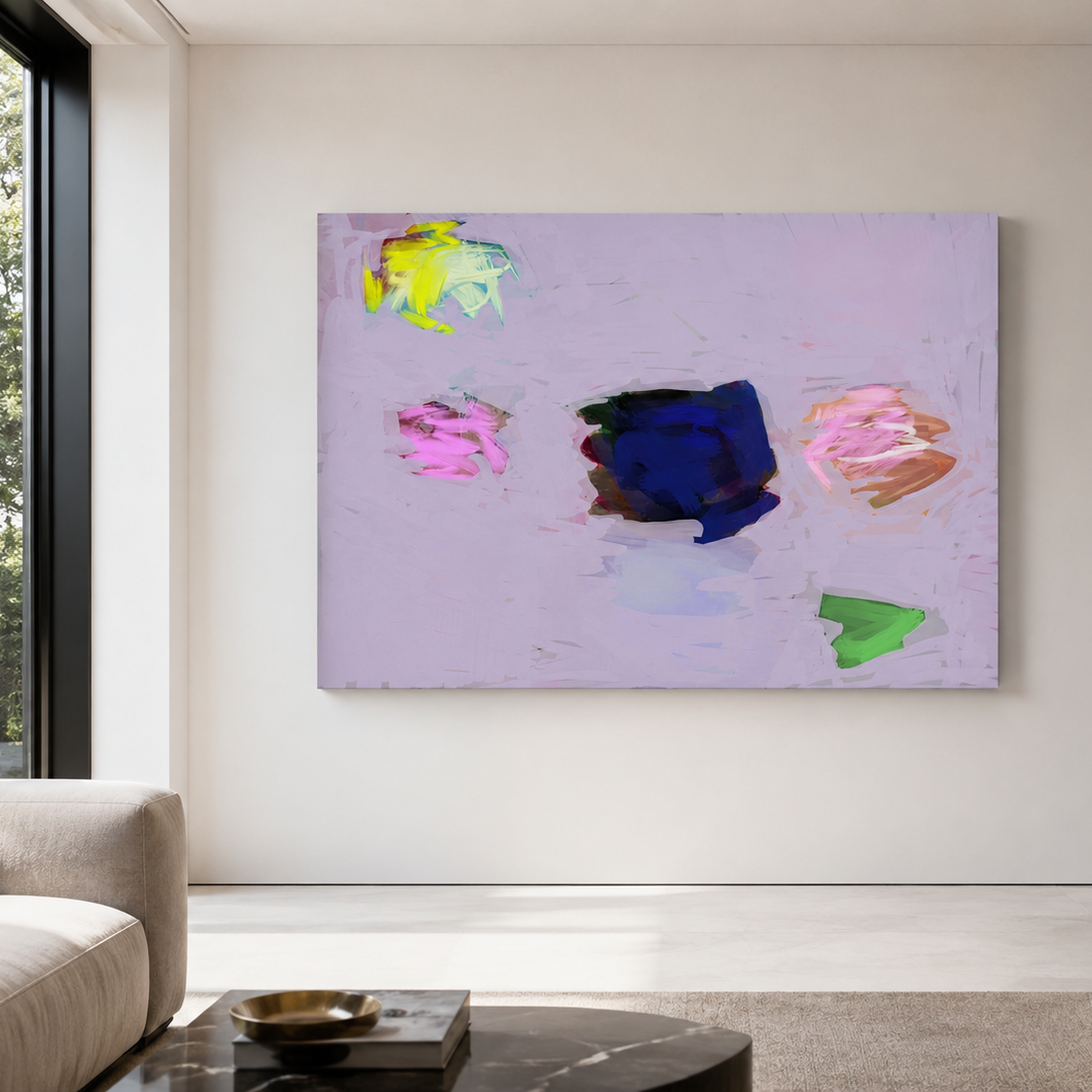 Fine Art Print auf Atelier Leinwand: "Quiet Garden"
